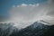 Winter landscape of the Italian Alps, near Sestriere, Northern Italy