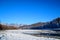 Winter landscape with Katun river at Altai mountains