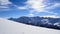 Winter landscape in the Lepontine Alps