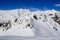 Winter landscape in the Lepontine Alps