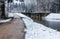 Winter landscape- lock Ludwig Canal