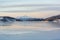 Winter landscape of Lofoten Islands