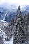 Winter landscape in Mittenwald, Bavarian Alps