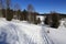 Winter landscape, Modrava, Bohemian Forest, Czech Republic