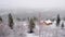 Winter landscape in Norway moving train ride 60fps, 4K