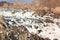 Winter Landscape Potomac River at Great Falls Virginia