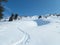 Winter landscape in raurisertal in austrian alps