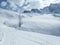 Winter landscape in raurisertal in austrian alps