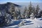 Winter Landscape. Ski resort Borovets, Bulgaria