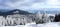 Winter landscape of ski resort Dragobrat