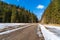 Winter landscape in Tatras.