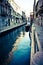 Winter on a Little Canal of Venice