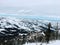 Winter majestic views around Wasatch Front Rocky Mountains, Brighton Ski Resort, close to Salt Lake and Heber Valley, Park City, U