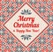 Winter Merry Christmas Frame Border Invitation Banner Greeting Card Template.