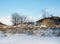 Winter michigan dunes