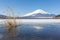 Winter Mount Fuji Yamanaka Lake