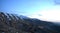 Winter in Mount Lebanon. View of Faraya  Suny day in winter, snowy natural  landscape