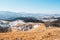 Winter mountain at Daegwallyeong sheep ranch in Pyeongchang, Korea