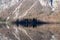 Winter Mountain Lake Reflection Bohinj Slovenia