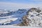 Winter mountain range at the Bermamyt plateau