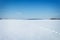 Winter natural landscape covered with snow