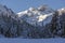 Winter panorama around Malyovitsa peak, Rila Mountain