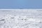 Winter panorama of the Gulf of Finland on a sunny day