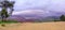 Winter panorama of the Jezreel Valley from Mount Gilboa