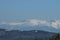 Winter panorama landscape from Vitosha toward Rila mountain