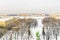 Winter panorama of St. Petersburg. view from St. Isaac`s Cathedr