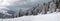 Winter panorama in Tyrol