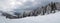 Winter panorama in Tyrol
