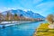 The winter parks in Bad Ischl, Salzkammergut, Austria