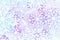 Winter pattern, snowflakes on blue purple background. Christmas concept.