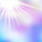 Winter Pink and Blue Sunshine Soft Focus Burst Vector Blurred Radiant Sun Rays