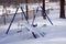 Winter Playground Swingset Equipment