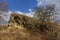 Winter Prague nature reserve Hill Devin in the sunny Day, Czech Republic