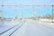 Winter Railroad platform