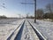 Winter railway