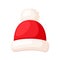Winter red hat wear, christmas head accessory