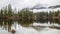 Winter Reflections at Kennedy Lake Canada