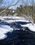 Winter River Scene Ontario Canada