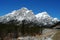 Winter rockies along highway 40