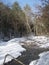 Winter in rural Vermont, USA