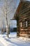 Winter . Russian old country