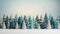 Winter\\\'s Elegance: Snow-Kissed Christmas Trees