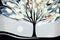 Winter\\\'s Ghostly White Tree Lot: A Vector Plasma Allegory