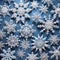 Winter's Lacework: A Delightful Tapestry of Snowflakes