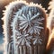 Winter\\\'s Touch: Mittens Embracing Delicate Frost