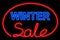 Winter sale neon